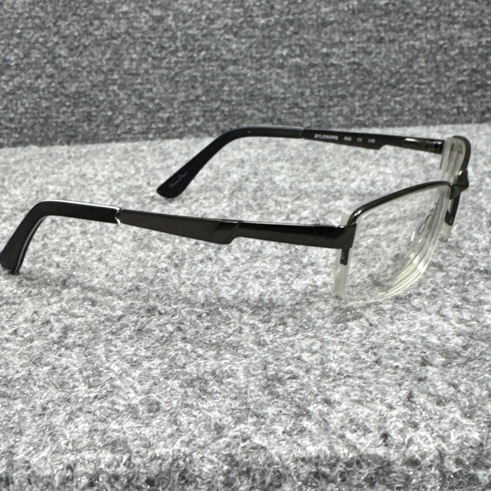 Shaquille O'Neal Eyewear Zyloware 058 Gunmetal Semi Rim Eyeglass Frame 57-18-140